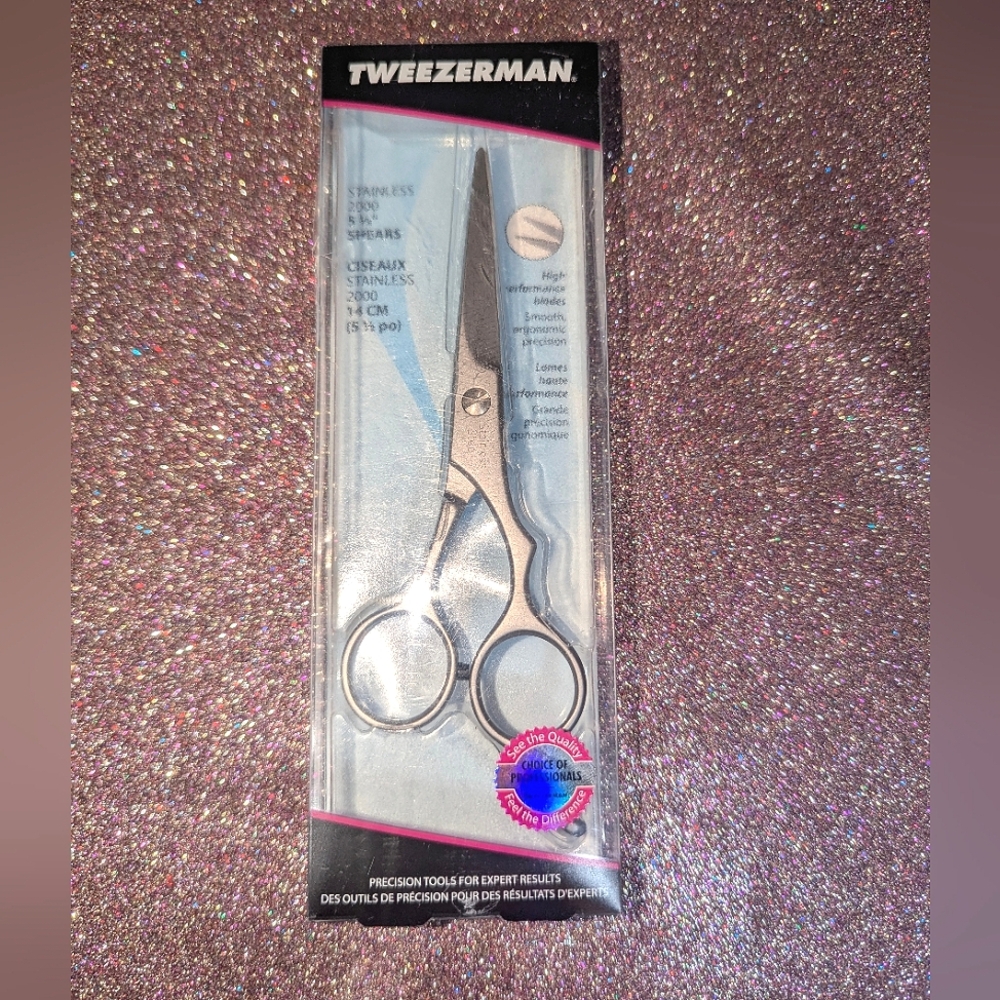 Tweezerman Stainless 2000 Shears 5 1/2" Hair Scissors